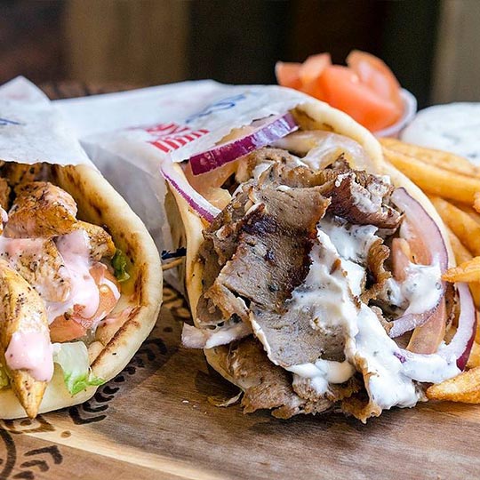 Its All Greek To Me Gyro Salad Hummus