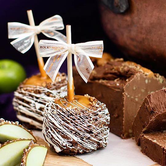 Rocky Mountain Chocolate Fudge Caramel Apples Truffles Gift Idea
