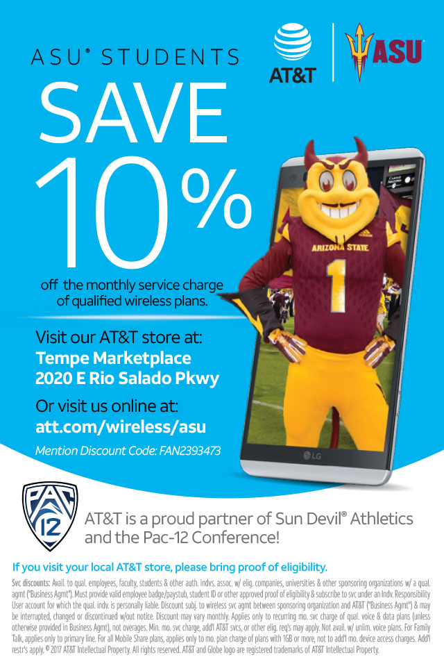 Specials Att Asu Students Save 10 Percent