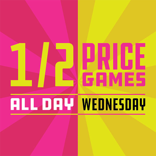 Specials Dave Busters Half Price Wednesday
