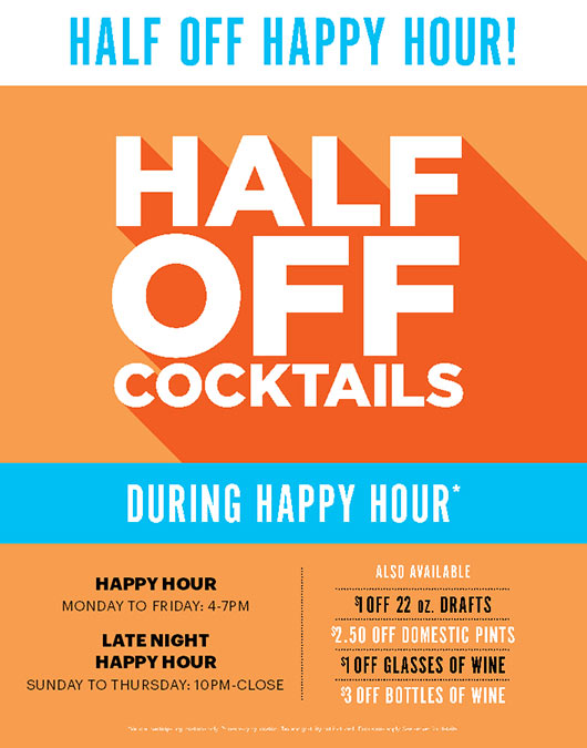 Specials Dave Busters Happy Hour