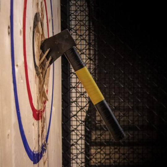 Lumberjaxes Axe Throwing Venue 1